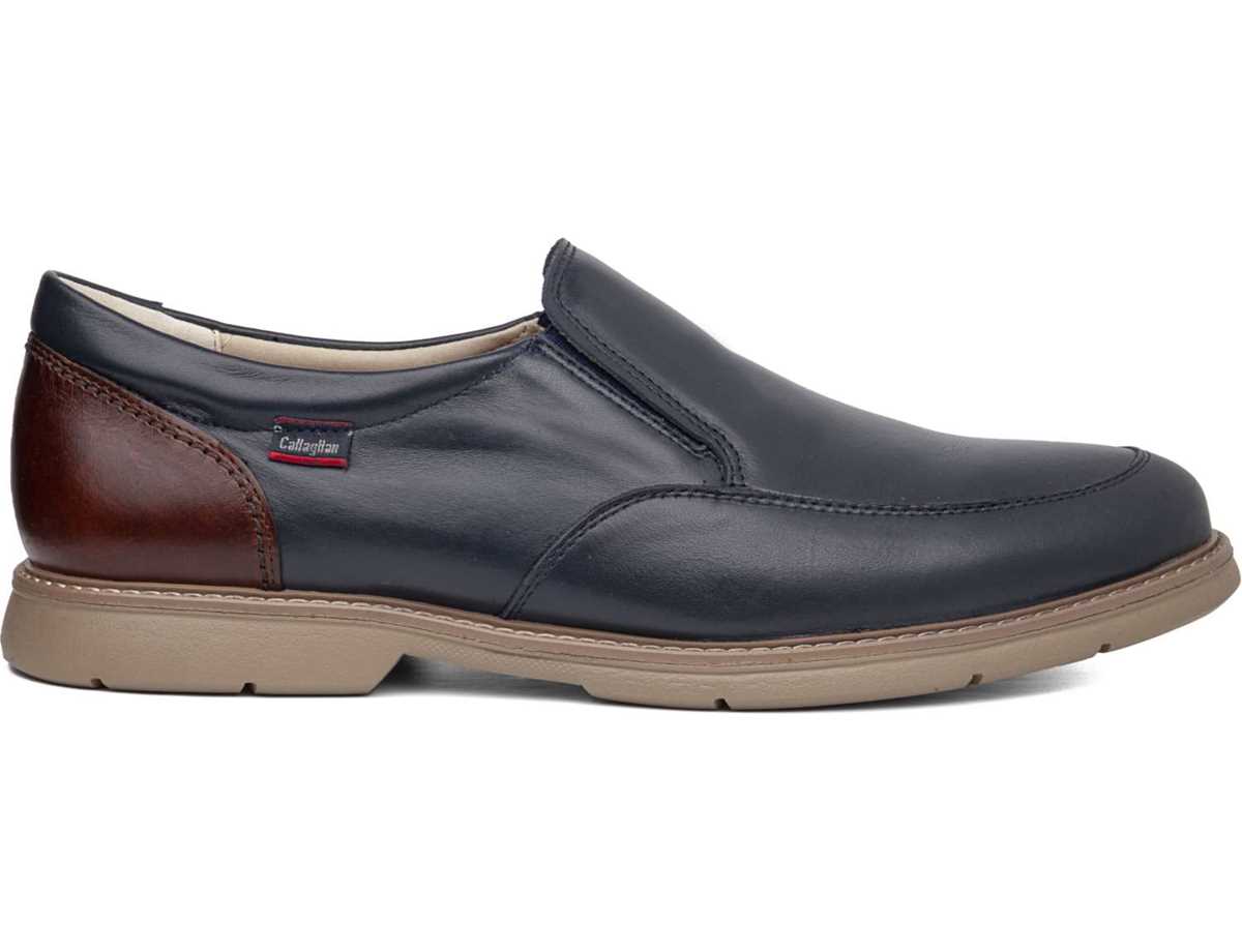 Pánské Mokasíny Callaghan 46701 Upam Blankyt Hnědé | VMO3894RW